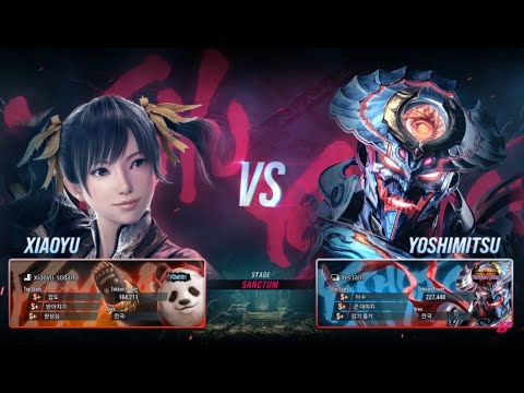 sodam (xiaoyu) VS eyemusician (yoshimitsu) - Tekken 8 Rank Match
