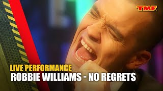 Robbie Williams - No Regrets | Live at the TMF Café 1999 | TMF