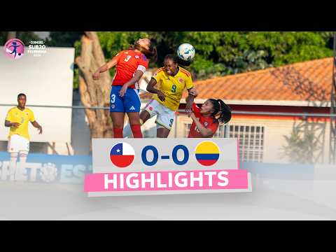 CHILE vs. COLOMBIA [0-0] | RESUMEN | CONMEBOL SUB20 FEMENINA 2026 | FASE DE GRUPOS