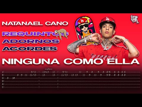 Ninguna Como Ella - Natanael Cano - TABS - Requintos/Acordes/Adornos - Tutorial