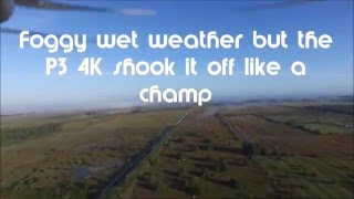Phantom 3 4K First 4 Mile Run + Wet Weather Test Bashing