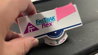 How to Attach Fastrak Flex To Your Windshield