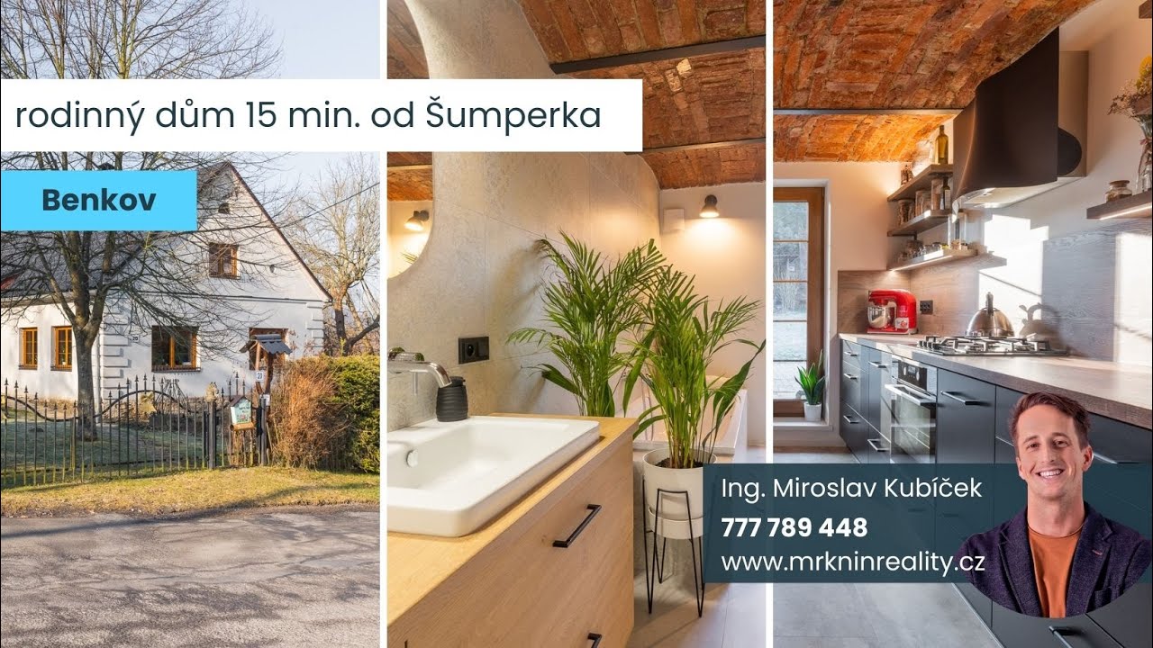 Profesionální video prohlídka domu na prodej