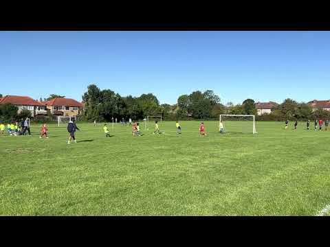 Robbie scores for Northwood White U8 at Wealdstone Youth FC