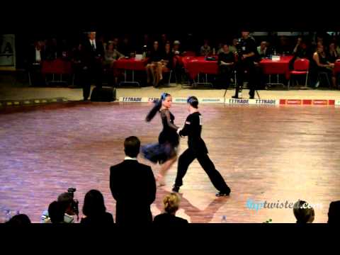 Jevgenijs Suvorovs - Tina Bazykina, Czech Dance Open 2012, WDSF WO latin, final - rumba