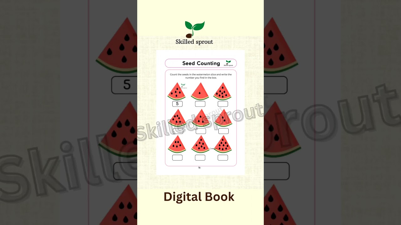 Counting worksheet for toddlers #counting #mathsworksheet #countingnumbers #kidsworksheet