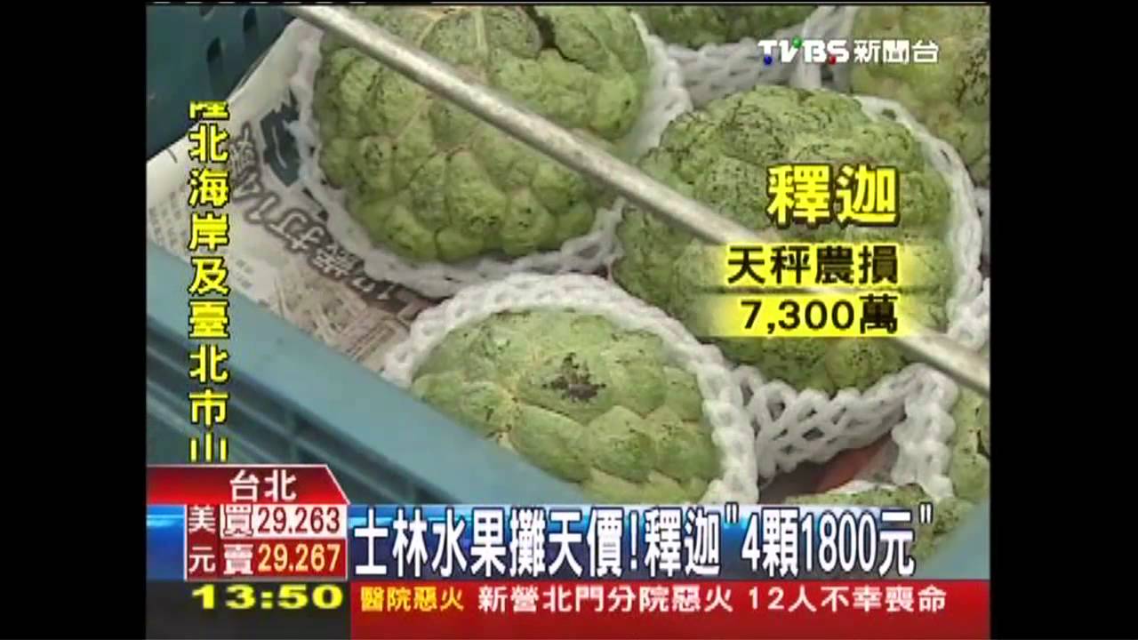 星旅客被坑？　士林夜市釋迦「4顆1800元」