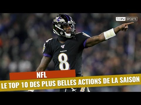 NFL : Le Top 10 des plus belles actions de la saison avec un énorme Lamar Jackson