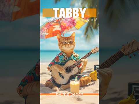 Beachside Guitar-Playing Cat?! 🎸 Tabby’s Emotional Performance | It’s A Beautiful Day - Evan McHugh