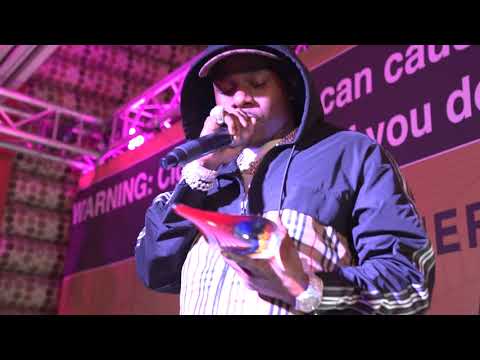 DaBaby accepts the 2020 Spark Award