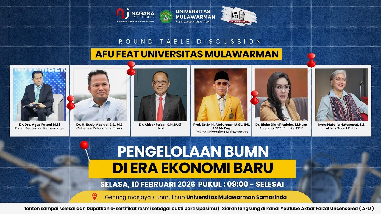Round Table Discussion: Pengelolaan Bumn Di Era Ekonomi Baru