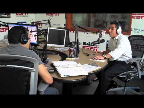 Renato Bermudez visits ESPN Milwaukee June 2013