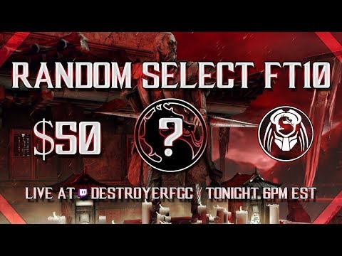 Mortal Kombat X:  FT10 Random Select Money Matches! ft SONICFOX, REWIND, SEMIIJ, FOREVERKING