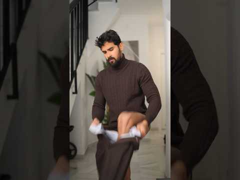 How to Style a Monochrome Brown Suit with a Beige Coat for an Elegant Winter. #mensfashion #grwn