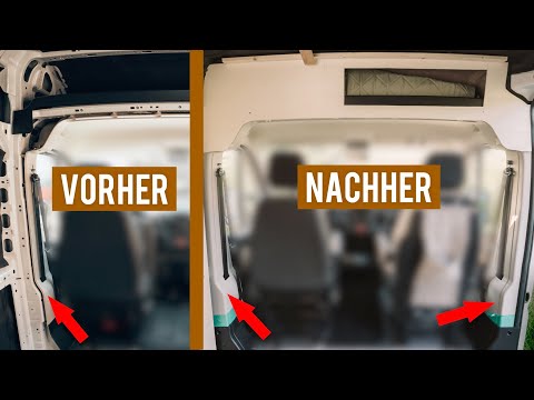 Verkleidung der B-Säule (Fahrerhaus) im VAN ∙ DIY Campervan Selbstausbau #13