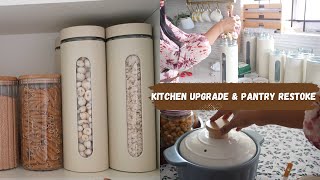 INDIAN PANTRY ORGANISATION IDEAS | Kitchen Upgrade: Pantry Restock & Must-Have Crockery ft. Nestesia