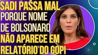 Blogueira da Globo passa mal porque nome de Bolsonaro não aparece no relatório do gópi da PF!