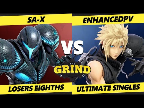 The Grind 141 Losers Top 8 - enhancedpv (Cloud) Vs. SA-X (Dark Samus) Smash Ultimate - SSBU