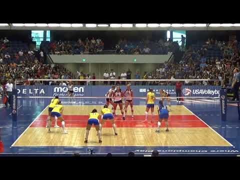 2017 Womens' USAV Cup | Match 1 of 2 - Extra Set | August 27
