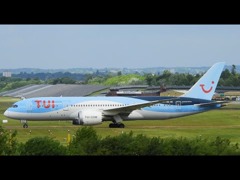 TUI Boeing 787-8 Dreamliner G-TUID Departing Birmingham