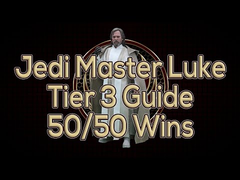 Jedi Master Luke Tier 3 Guide - 50 Straight Wins! Don't Get Fooled!