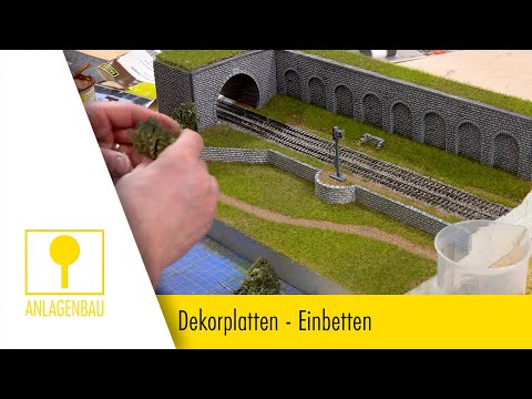 FALLER Werkstatt #08 – Dekorplatten / Decorflex – Einbetten [7/7]