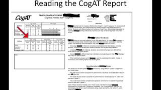 Reading the CogAT Report  A Parent's Guide
