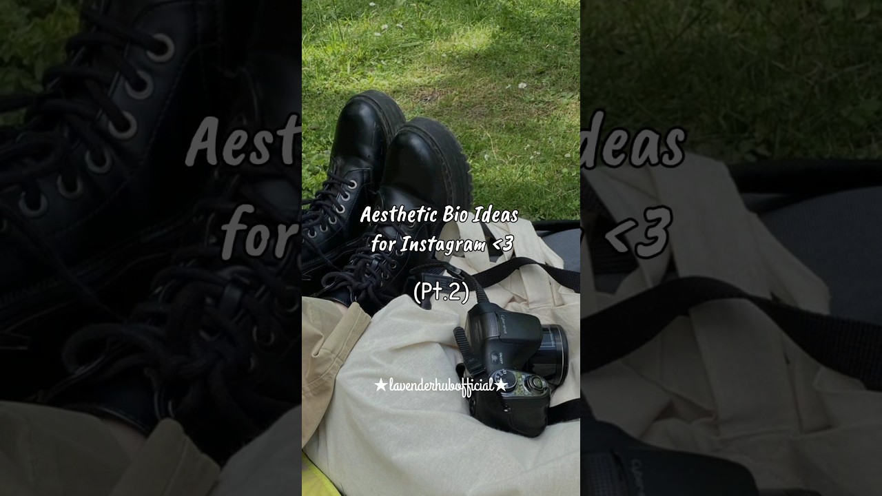 Aesthetic Bio Ideas for Insta-2|Instagram bio ideas|#shorts #bioideas #instagram #aestheticbioideas