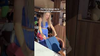 Just to be safe, it’s better to do this👌🏼 #shorts #restaurant #cruise #tips #lifehacks