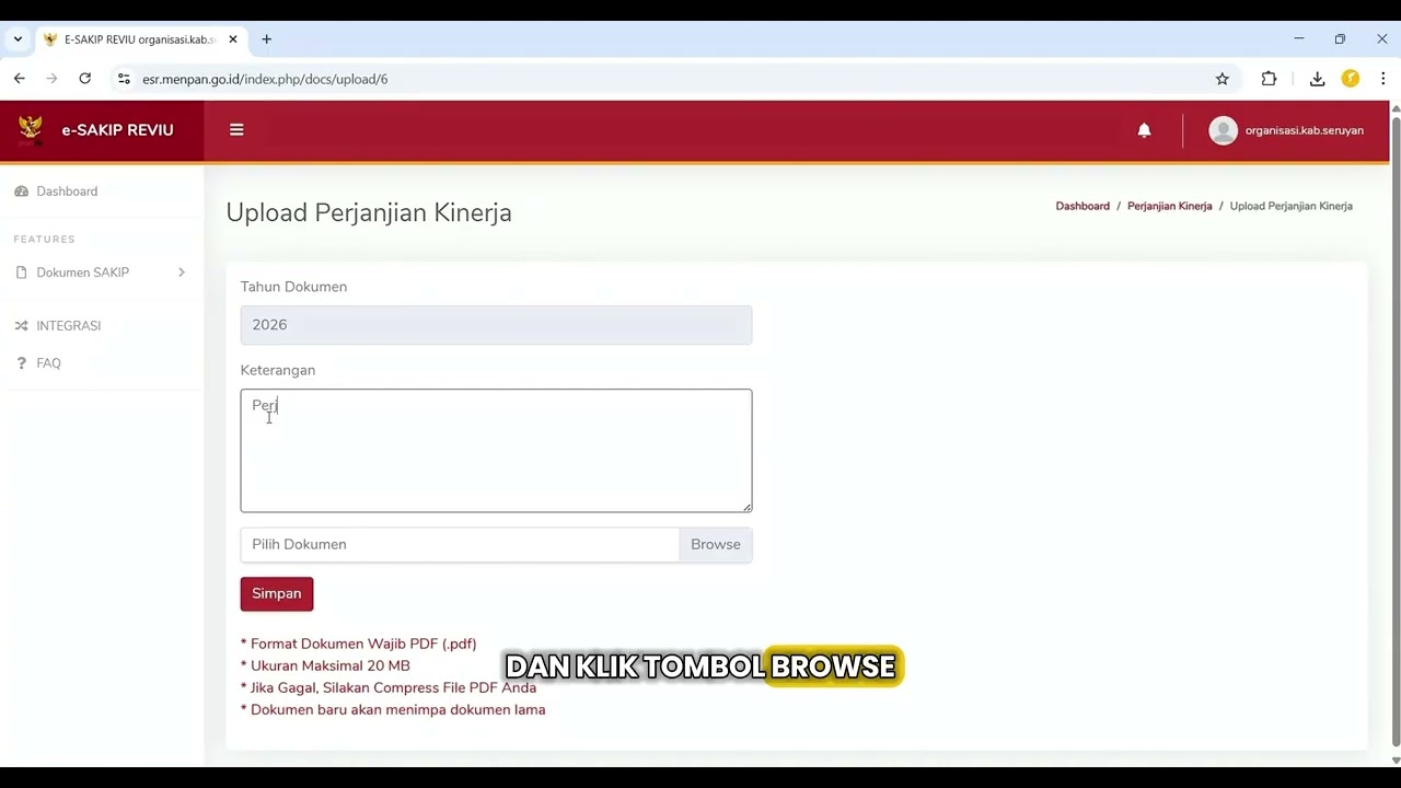 Tutorial Penggunaan Website E-Sakip Reviu KemenpanRB