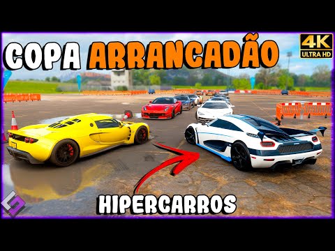 COPA ARRANCADAO ESTA DE VOLTA COM HIPERCARROS - Forza Horizon 4 "4K60 FPS"