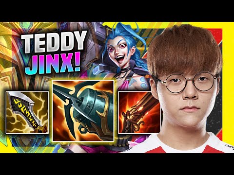 TEDDY IS A BEAST WITH JINX! - T1 Teddy Plays Jinx ADC vs Samira! | Season 11