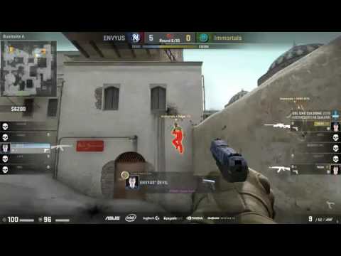 CS:GO - Hen1 Insane Wallbang vs Team EnVyUS @ ESL One Cologne 2016 Qualifier