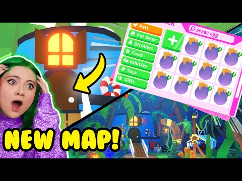 THIS HACK UNLOCKED THE *OCEAN EGG UPDATE* EARLY in ADOPT ME ROBLOX! *new ocean pets revealed!*