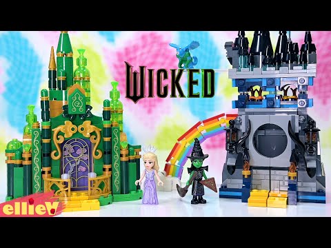 Emerald City and Kiamo Ko castle 💚🩷 LEGO Wicked build & review