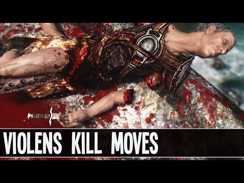 Skyrim HD -  Mod Showcase // VioLens Kill Moves