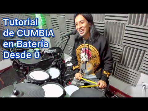 Tutorial de CUMBIA en Bateria desde 0 - Ritmo básico - Ricardo Caldas