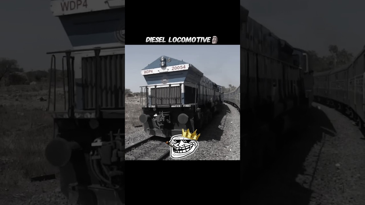 electric locomotive Vs diesel locomotive #dieselengine #electricengine #edit