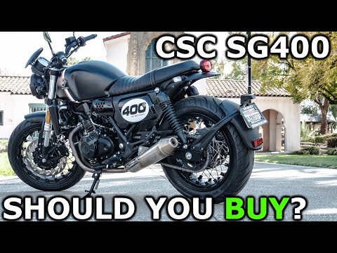 CSC RE3 SG400 Cafe Racer Motorcycle Specification Comparison and Motovlog