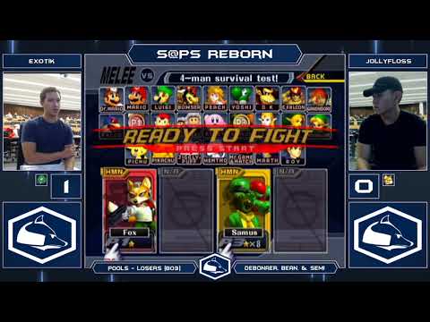 S@PS Reborn Melee Singles - Exotic (Samus) vs Jollyfloss (Fox) - Pools Losers