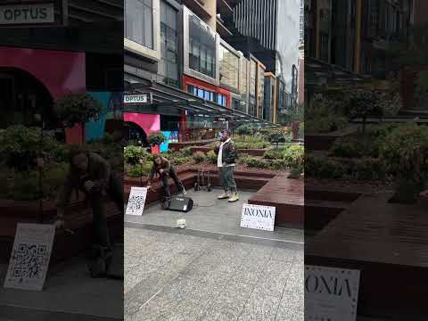 Surprise Visit From Teddy Swims While Busking