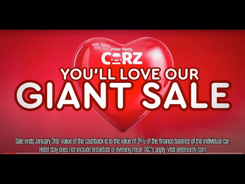 Peter Vardy CARZ Giant Sale (30 Seconds)