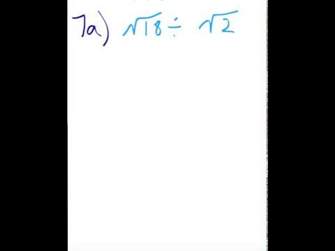 Revision sheet 1 SURDS