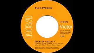 1968 Elvis Presley - Edge Of Reality (mono 45)