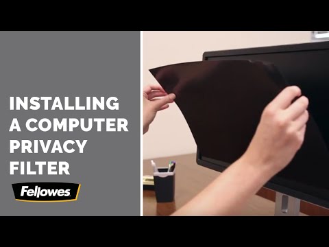 Privatumo filtras Fellowes PrivaScreen - 15.6 Wide 16:9 video