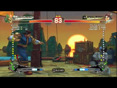 groovyy (Dhalsim) Vs The_big_lebonski (T.Hawk) SSF4 AE Ranked Matches - PSN