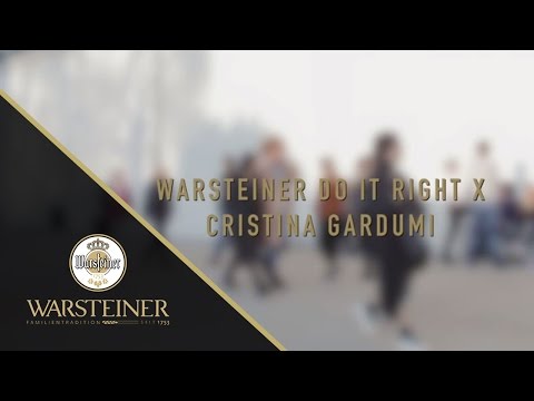 Warsteiner Do It Right - Cristina Gardumi -