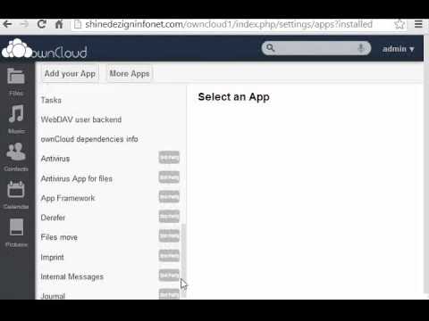 comment installer une application owncloud