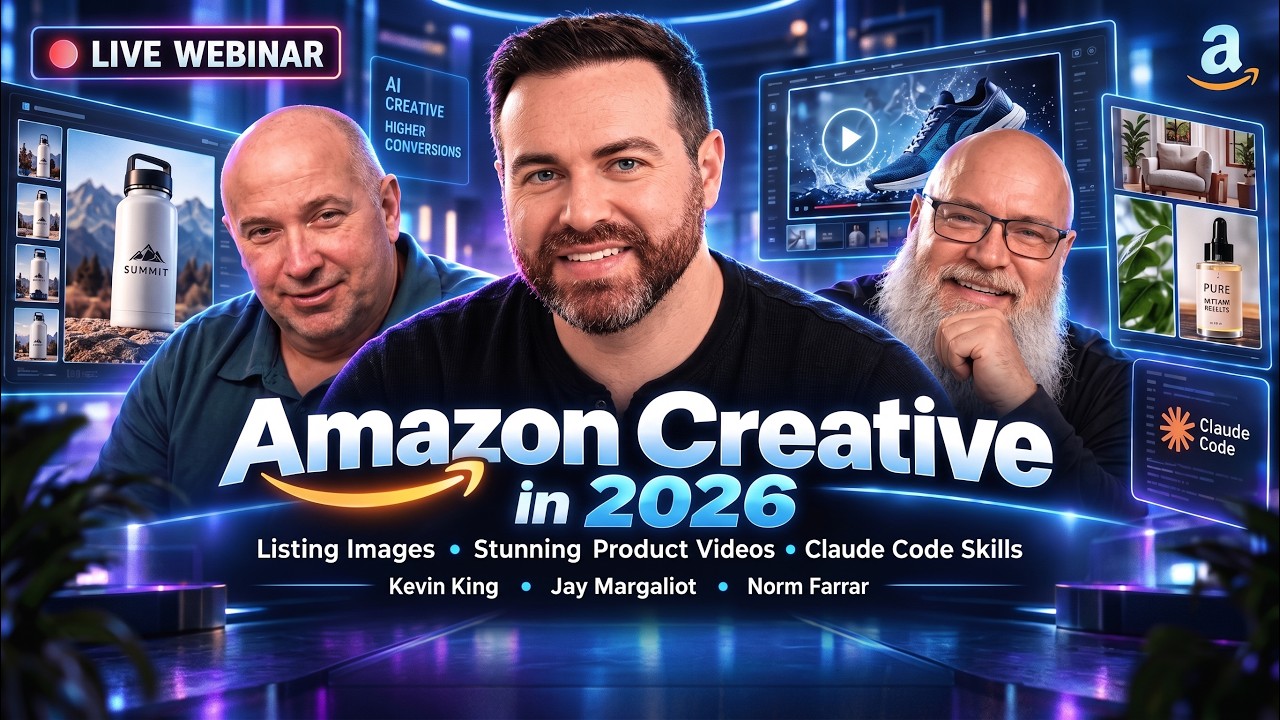 How to Create Stunning Amazon Product Images & Videos With AI [FULL WEBINAR]