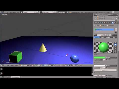 Blender 2.6 Tutorial - Game Engine Physics - Part 13